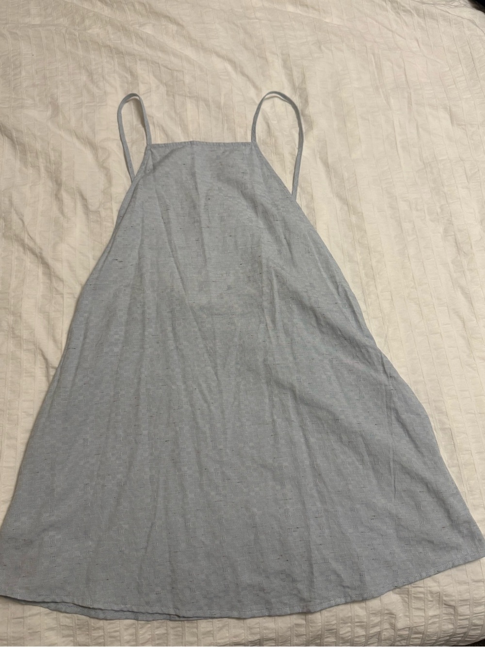 NWT ONIA Dress Womens Light Blue Sasha Cover Up Mini Dress